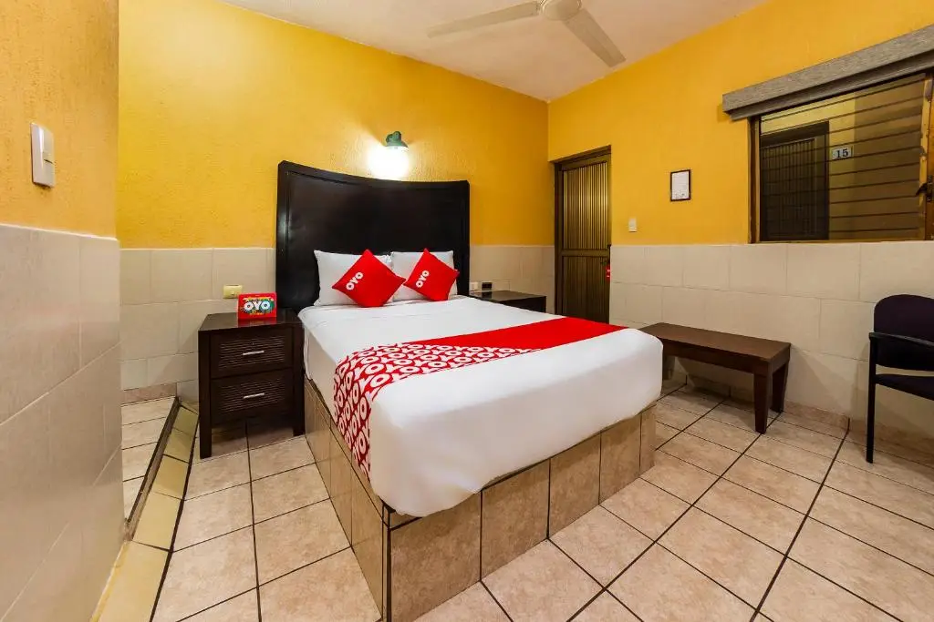Guest room at Hotel San Marcos in Los Mochis